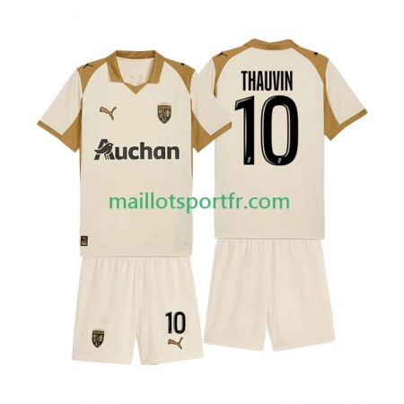 Maillot de Foot RC Lens Florian Thauvin 10 Enfant Troisieme 2025/26